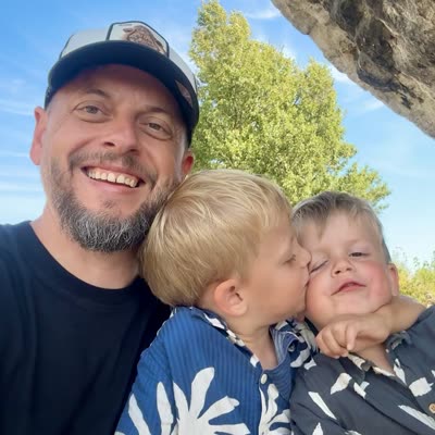 Luka with his two sons